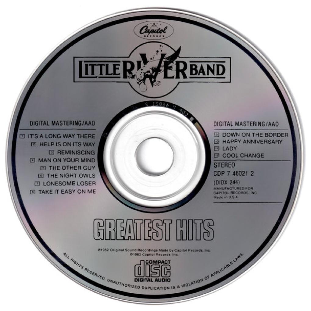 LITTLE RIVER BAND - GREATEST HITS | CD USADO