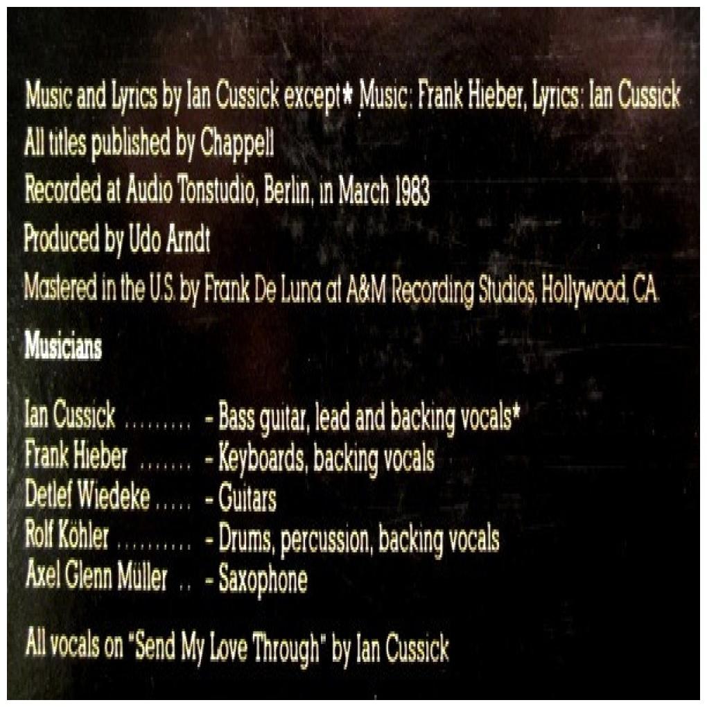 IAN CUSSICK - DANGER IN THE AIR (PROMO COPY) | VINILO USADO