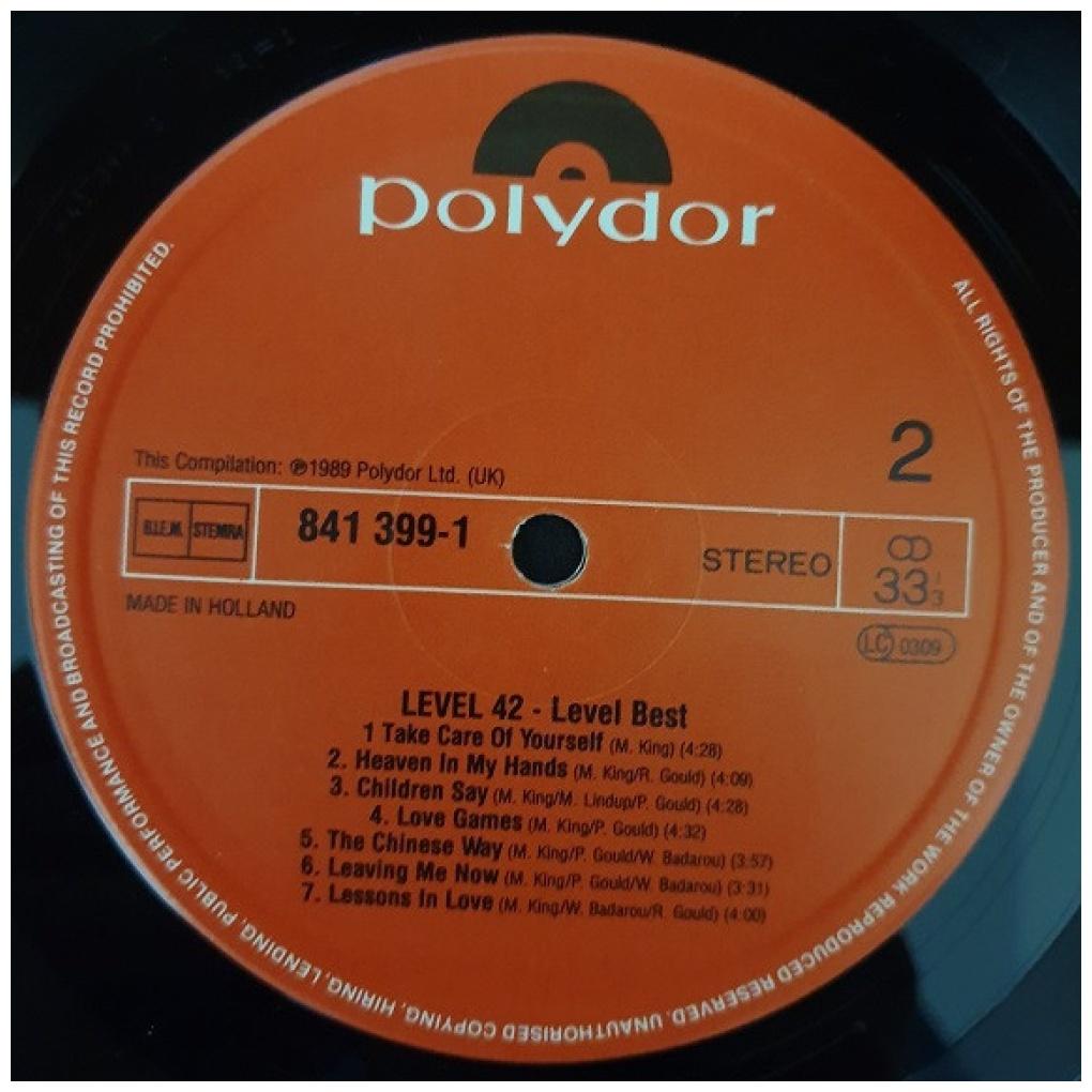 LEVEL 42 - LEVEL BEST | VINILO USADO