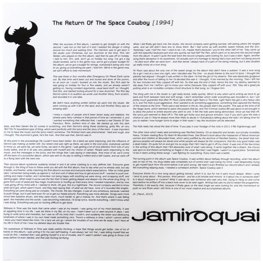 JAMIROQUAI - THE RETURN OF THE SPACE COWBOY (2LP) | VINILO