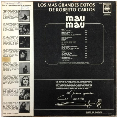 ROBERTO CARLOS - LOS MAS GRANDES EXITOS EN MAU MAU | VINILO USADO