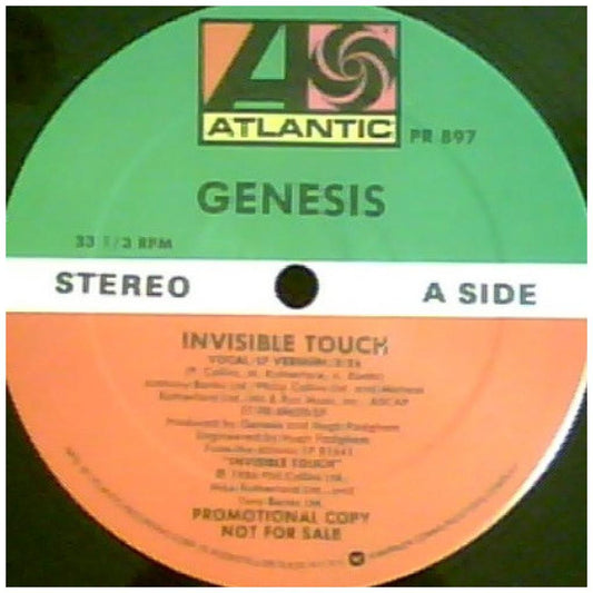 GENESIS - INVISIBLE TOUCH (LP VERSION) | 12" MAXI SINGLE VINILO USADO
