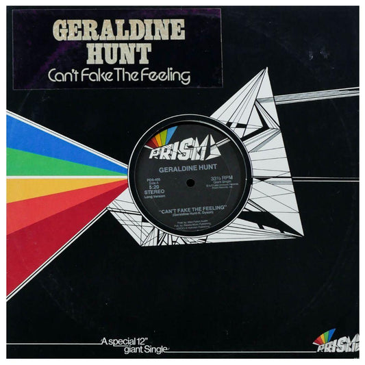GERALDINE HUNT - CAN T FAKE THE FEEELING | 12" MAXI SINGLE USADO