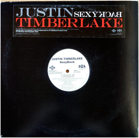 JUSTIN TIMBERLAKE - SEXY BACK | 12" MAXI SINGLE USADO