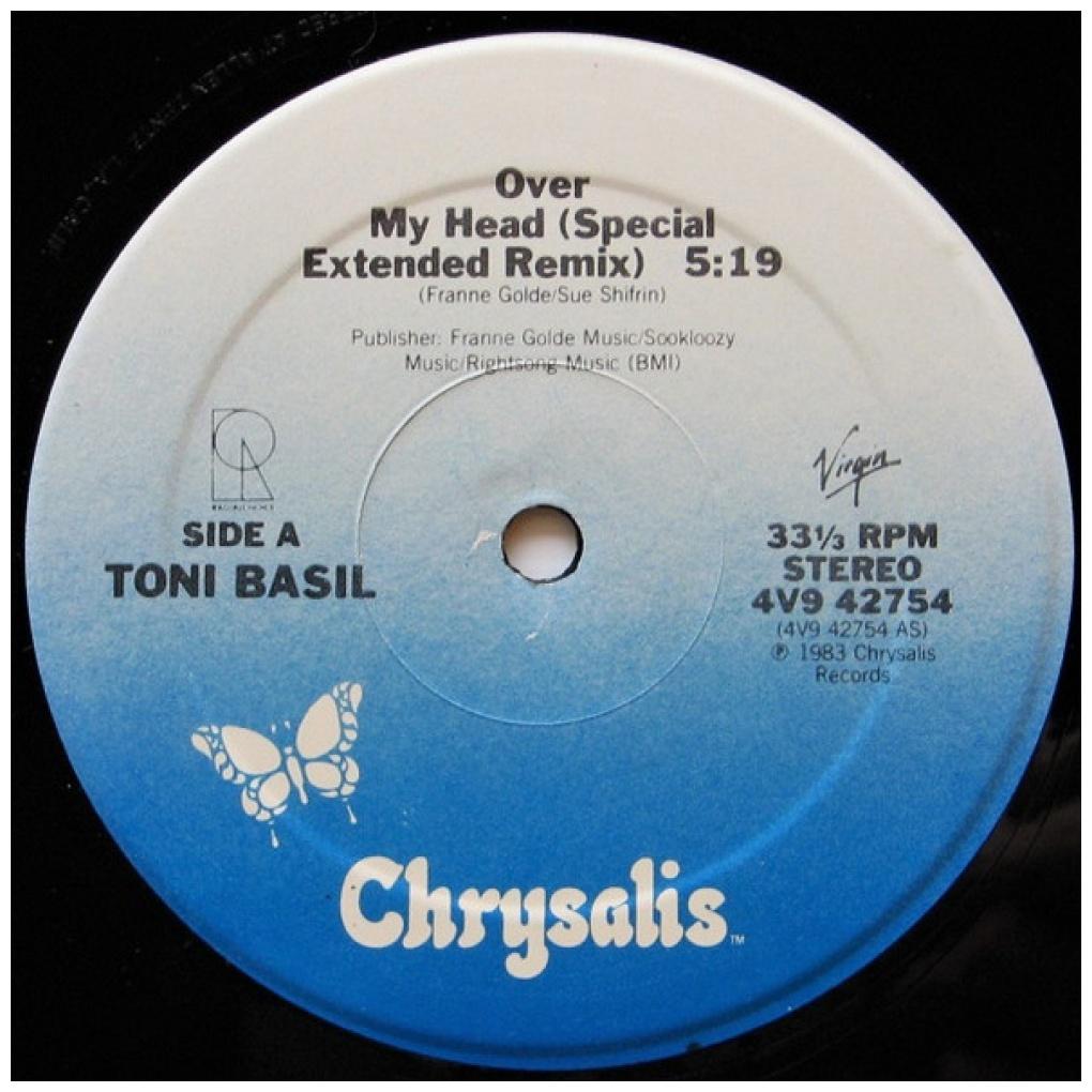 TONI BASIL - OVER MY HEAD | 12'' MAXI SINGLE USADO