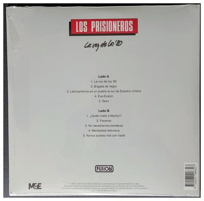 LOS PRISIONEROS   - LA VOZ DE LOS 80 S (WHITE VINYL) | VINILO