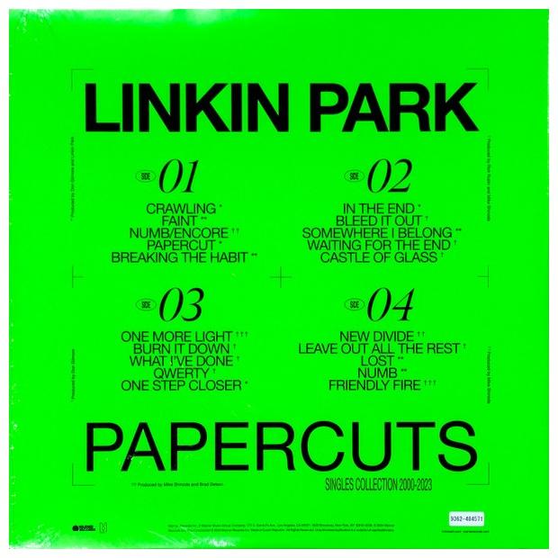 LINKIN PARK - PAPERCUTS: SINGLES COLLECTION 2000-2023 (2LP) | VINILO