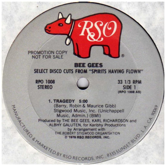BEE GEES - TRAGEDY | 12'' MAXI SINGLE USADO