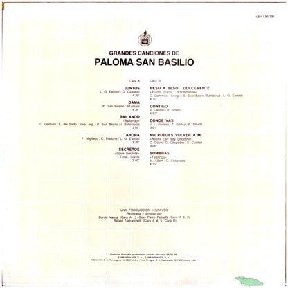 PALOMA SAN BASILIO  - GRANDES CANCIONES | VINILO USADO