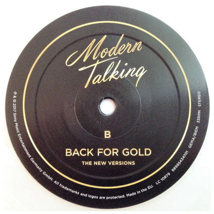 MODERN TALKING - BACK FOR GOLD THE NEW VERSIONS | VINILO