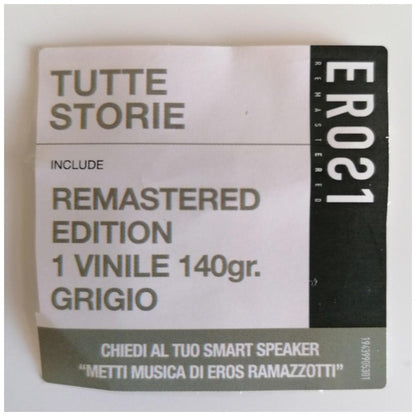 EROS RAMAZZOTTI - TUTTE STORIE | VINILO