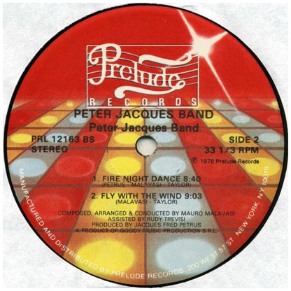 PETER JAEQUES BAND - WALKING ON MUSIC/FIRE NIGHT DANCE | 12" MAXI SINGLE VINILO USADO