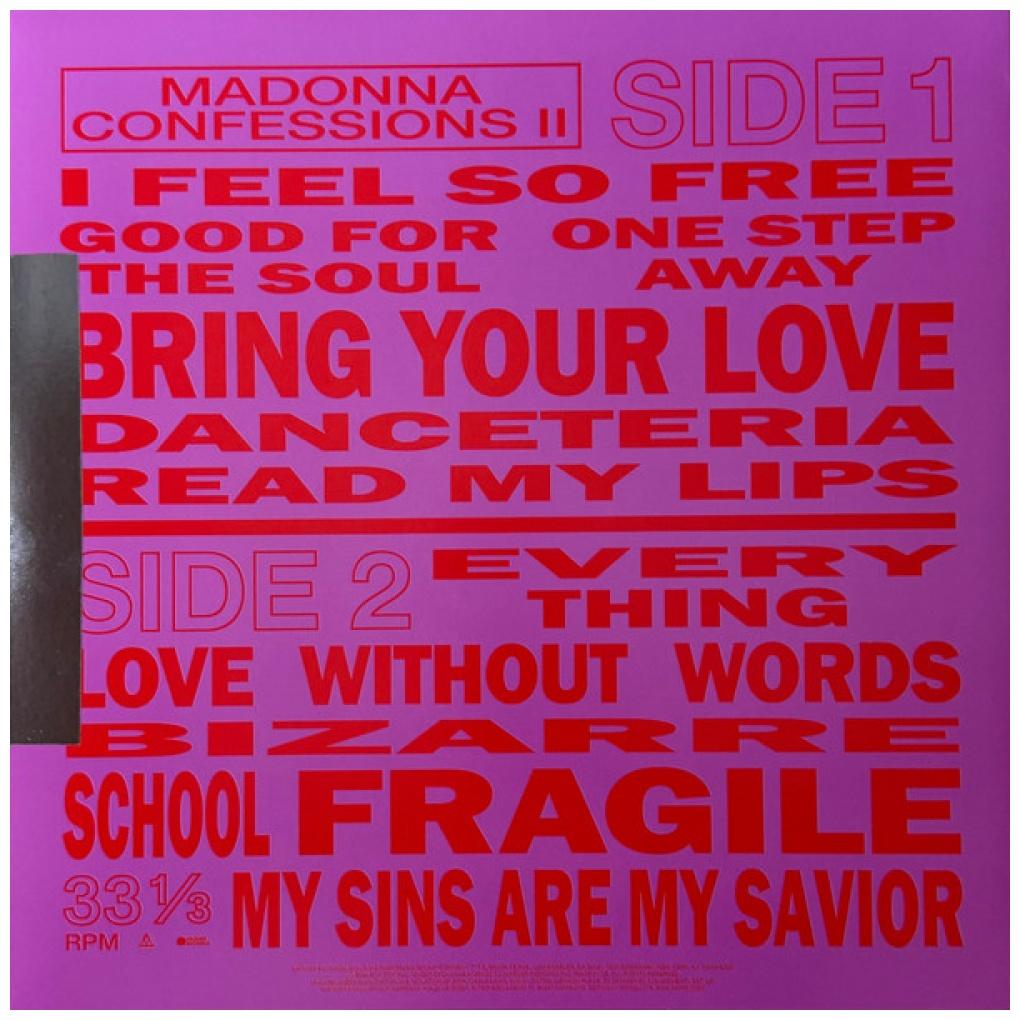 MADONNA - CONFESSION II (CLEAR RED VINYL + POSTER) | VINILO