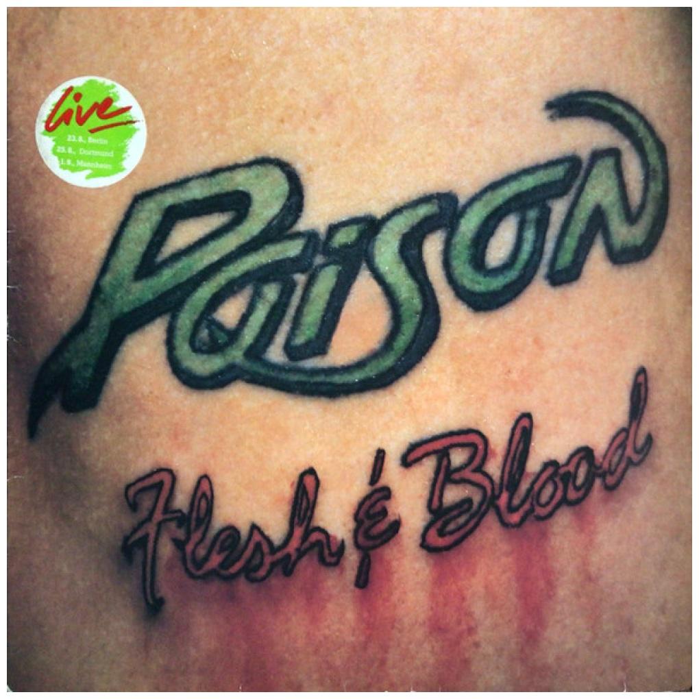 POISON - FLESH & BLOOD | VINILO USADO