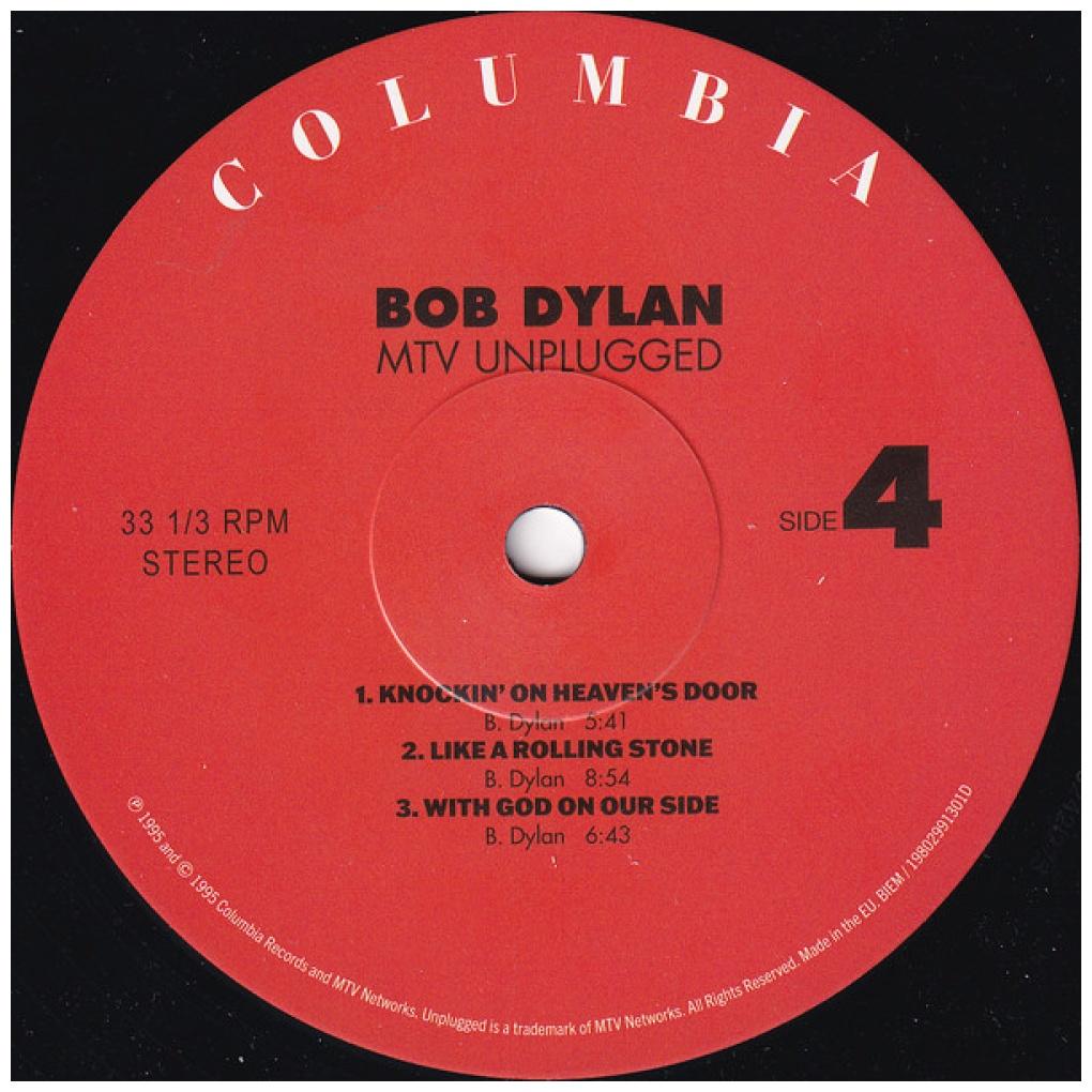 BOB DYLAN - MTV UNPLUGGED (2LP) | VINILO