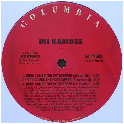 INI KAMOZE - HERE COMES THE HOTSTEPPER | 12" MAXI SINGLE VINILO USADO