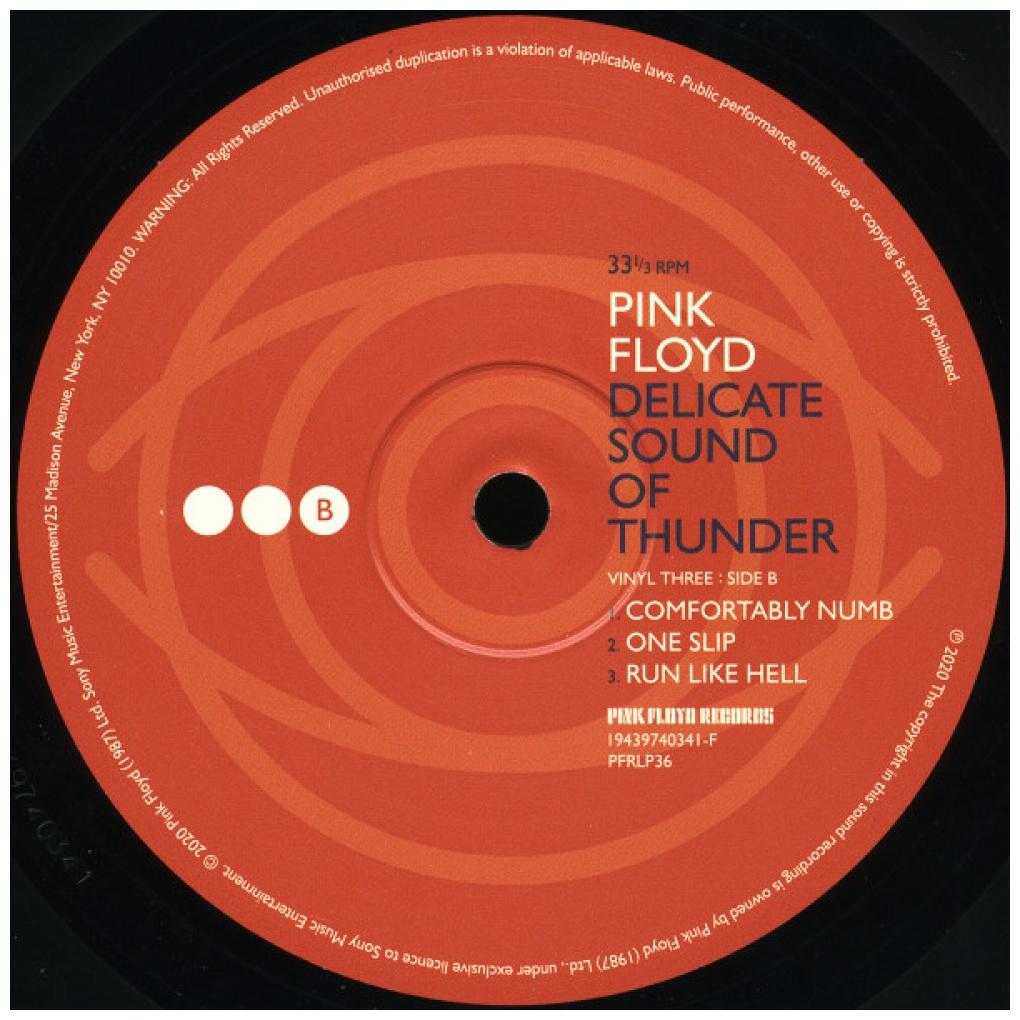 PINK FLOYD  - DELICATE SOUND OF THUNDER (3LP) (RESTORED/RE-EDITED) | VINILO
