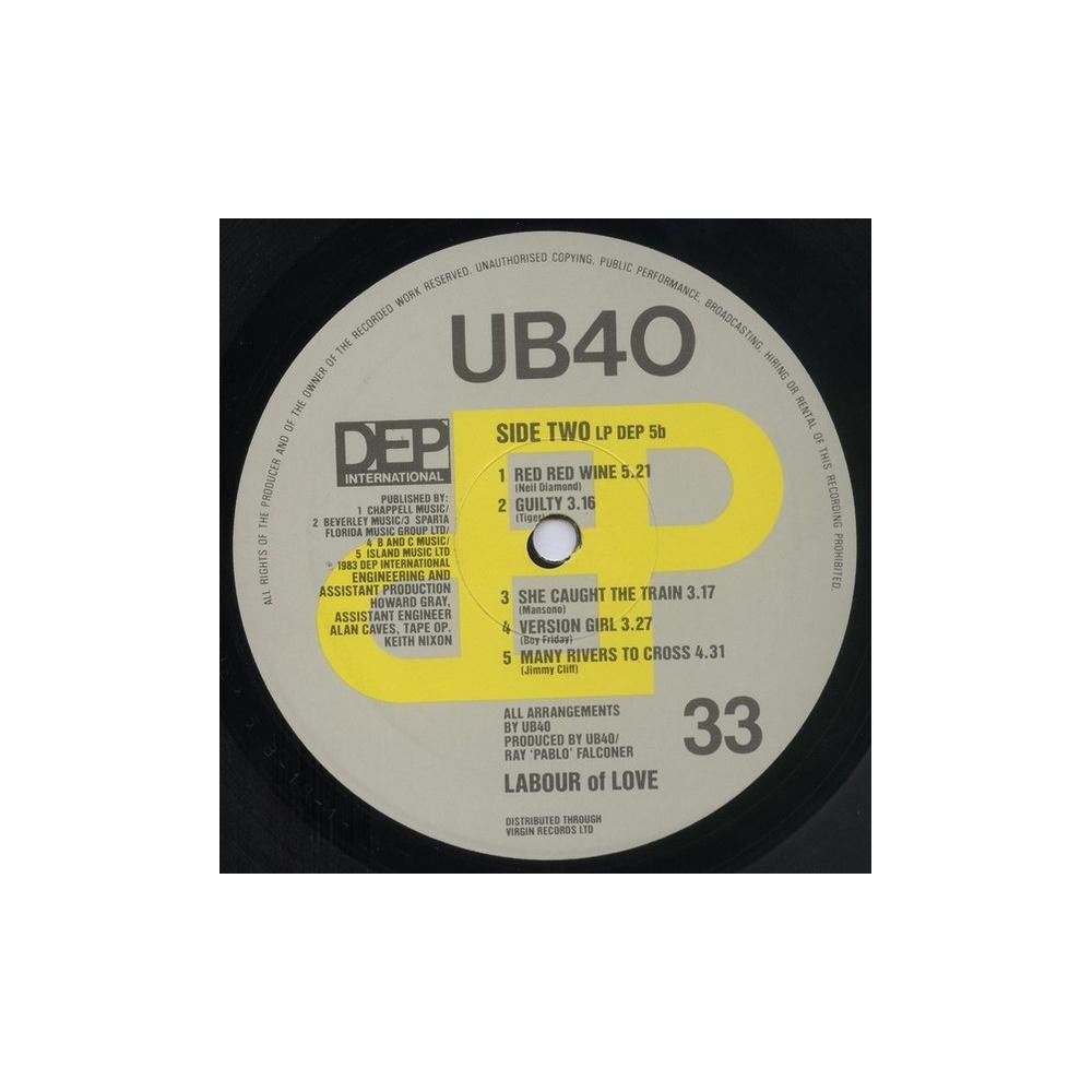 UB 40 - LABOUR OF LOVE  | VINILO USADO