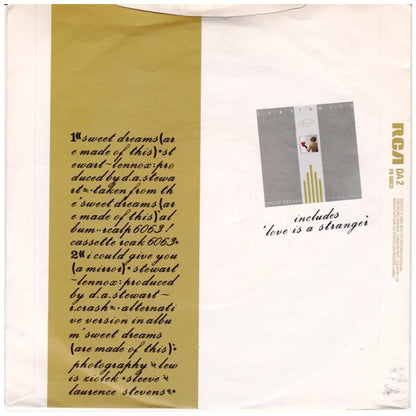 EURYTHMICS - SWEET DREAMS (ARE MADE OF THIS) | 7" SINGLE USADO