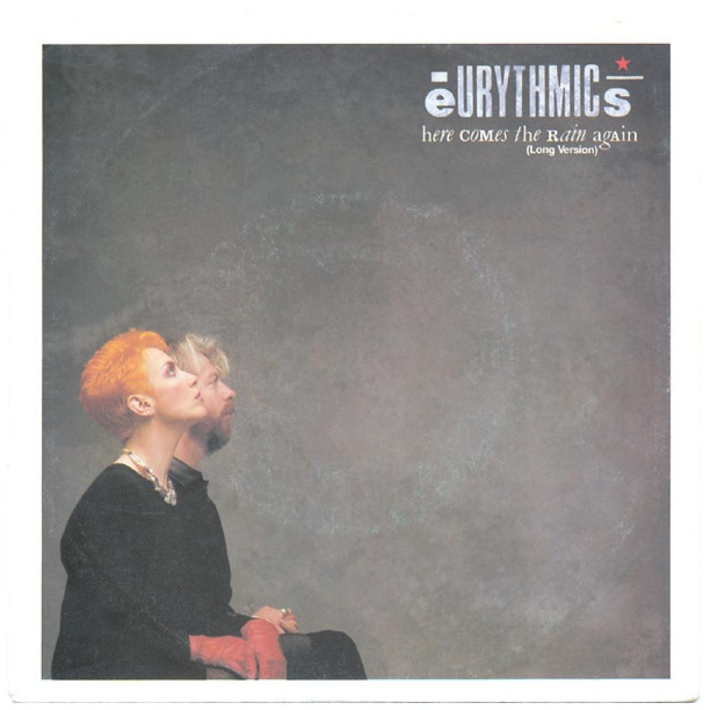 EURYTHMICS - HERE COMES THE RAIN AGAIN | 7" SINGLE USADO