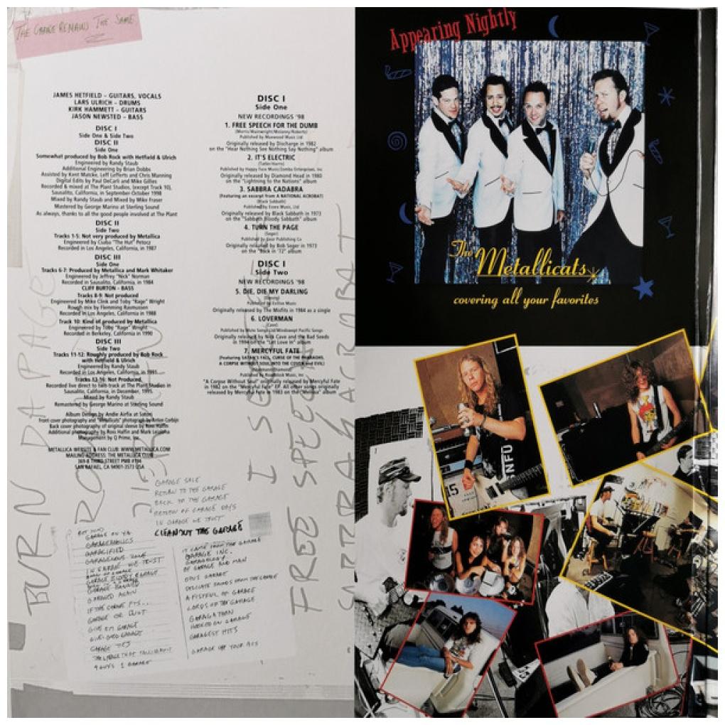 METALLICA  - GARAGE INC. (3LP) | VINILO