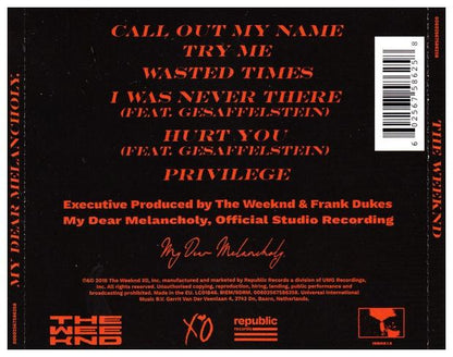 WEEKND - MY DEAR MELANCHOLY | CD