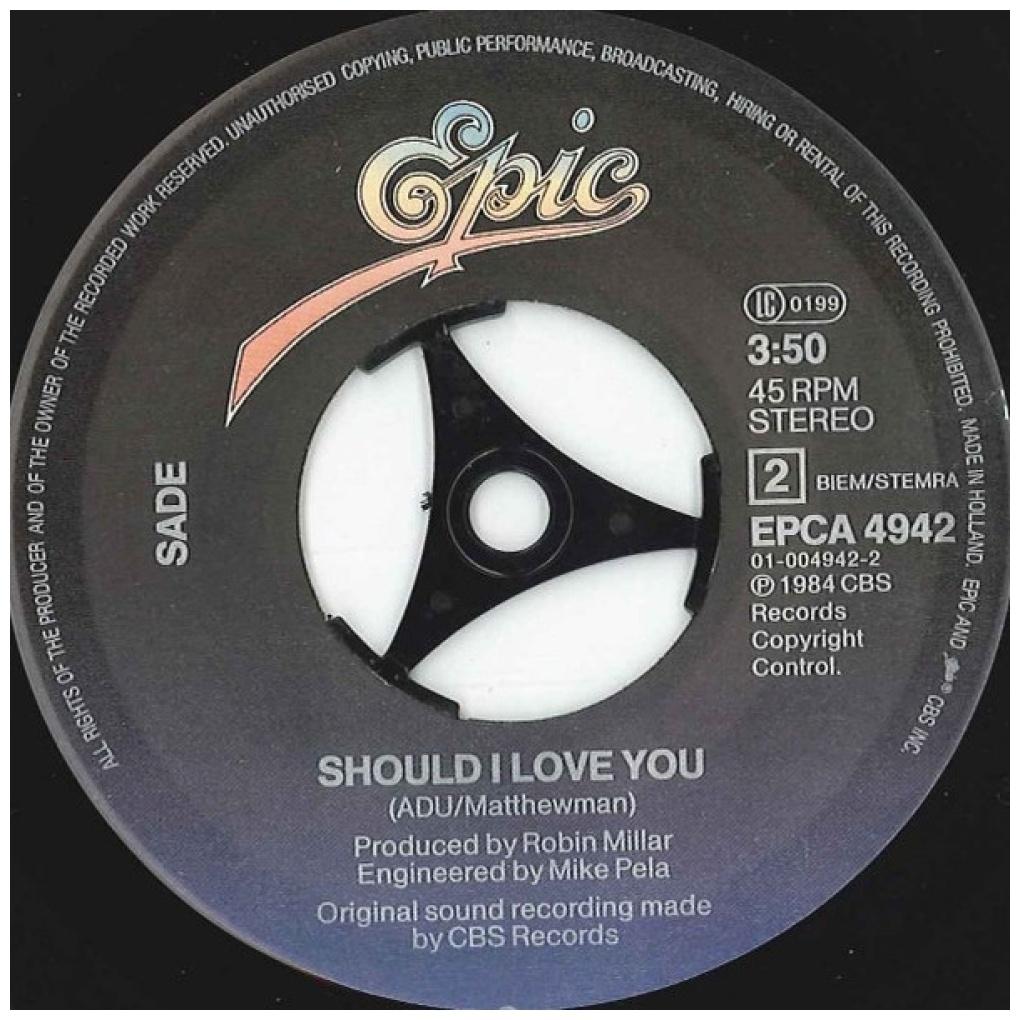 SADE - HANG ON TO YOUR LOVE | 7" SINGLE USADO