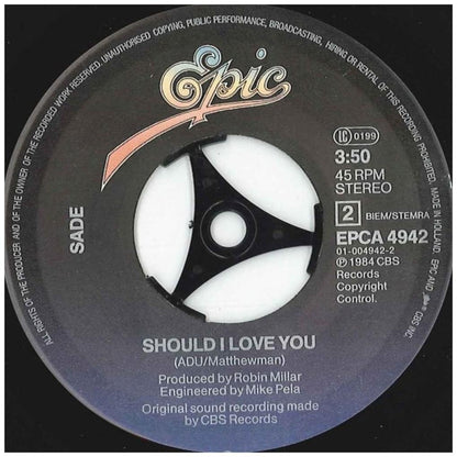 SADE - HANG ON TO YOUR LOVE | 7" SINGLE USADO