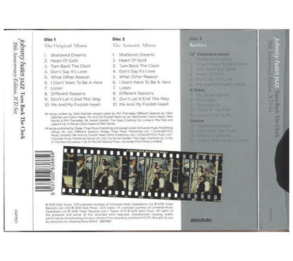JOHNNY HATES JAZZ - TURN BACK THE CLOCK (3CD) | CD