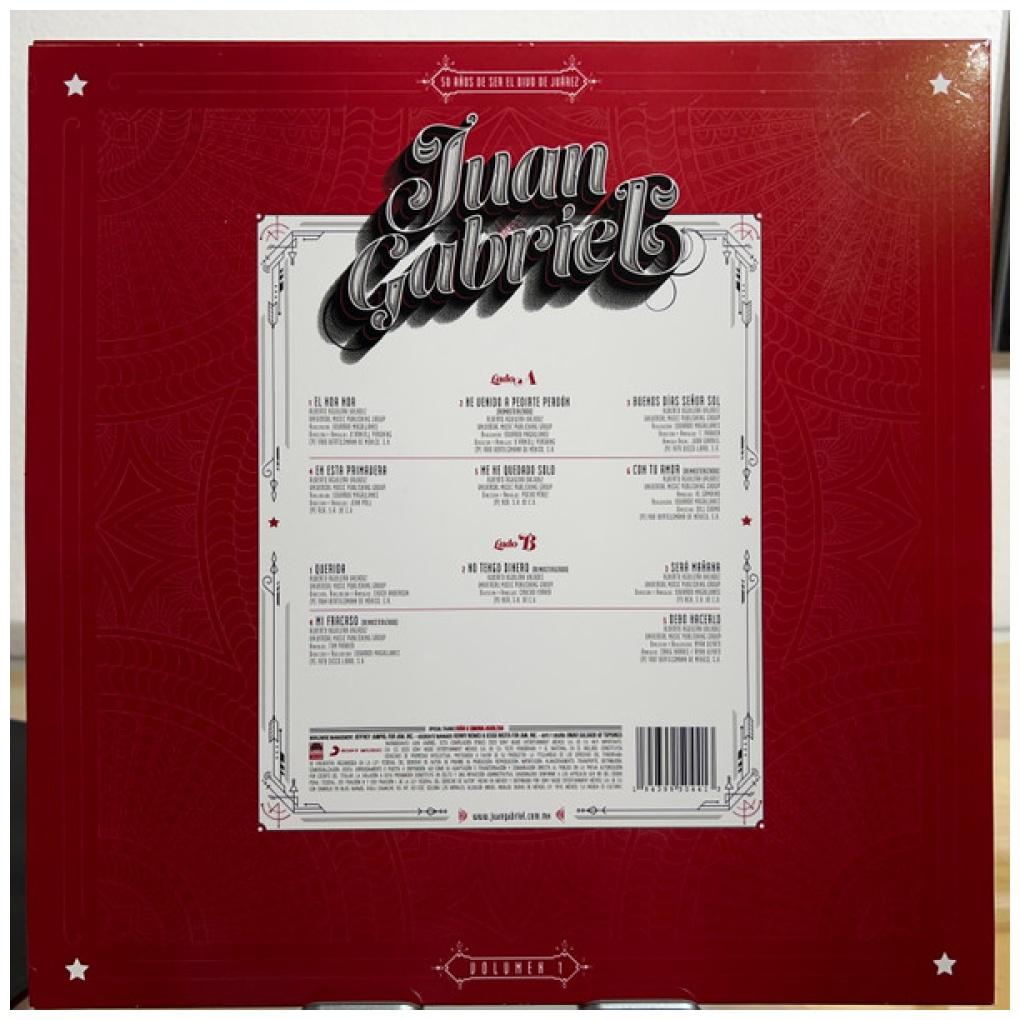 JUAN GABRIEL - 50 AÑOS DE SER EL DIVO DE JUAREZ (5LP+DVD) (LTD. EDITION) | VINILO