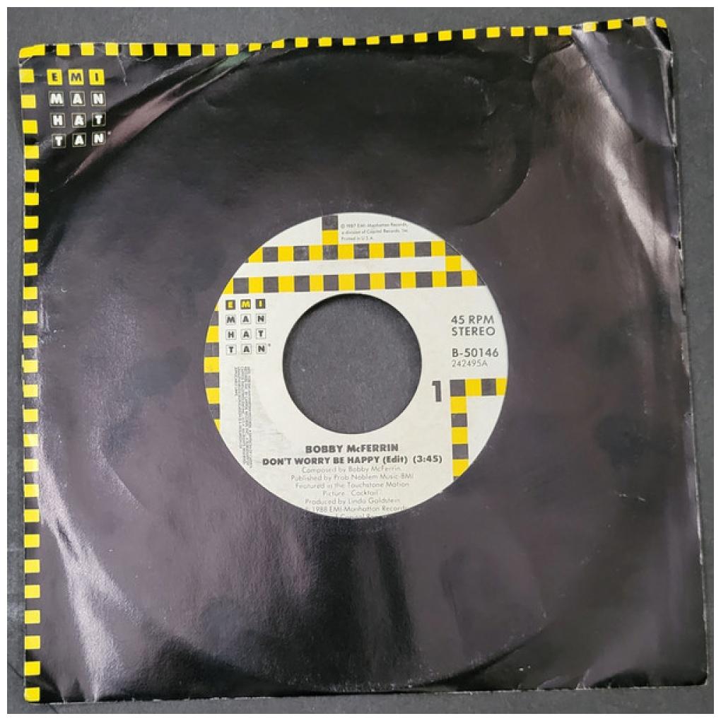BOBBY McFERRIN  - DON'T WORRY BE HAPPY | 7" SINGLE USADO