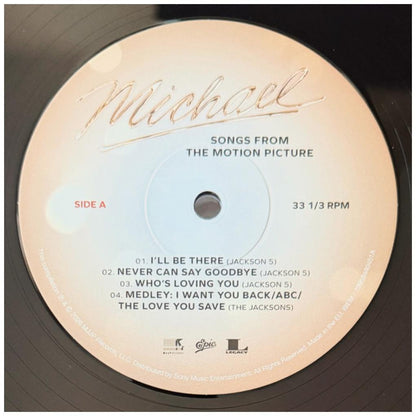 MICHAEL JACKSON - MICHAEL: SONGS FROM THE MOTION PICTURE (2LP) (BLACK ICE VINYL) (140GRS) | VINILO