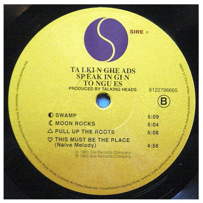 TALKING HEADS - SPEAKING IN TONGUES | VINILO