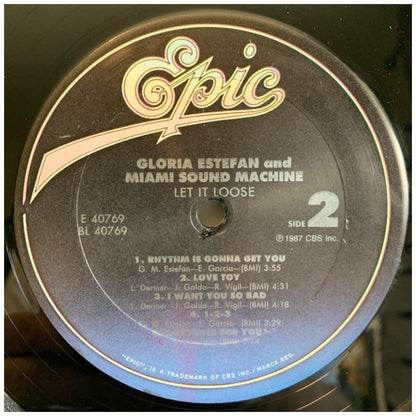 GLORIA ESTEFAN AND MIAMI SOUND MACHINE - LET IT LOOSE | 7" SINGLE USADO