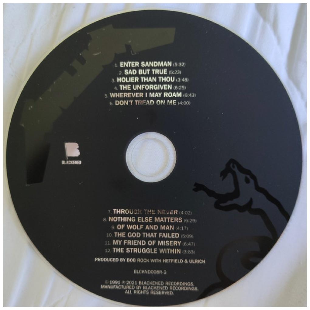 METALLICA - METALLICA THE BLACK ALBUM (REMASTERED) | CD