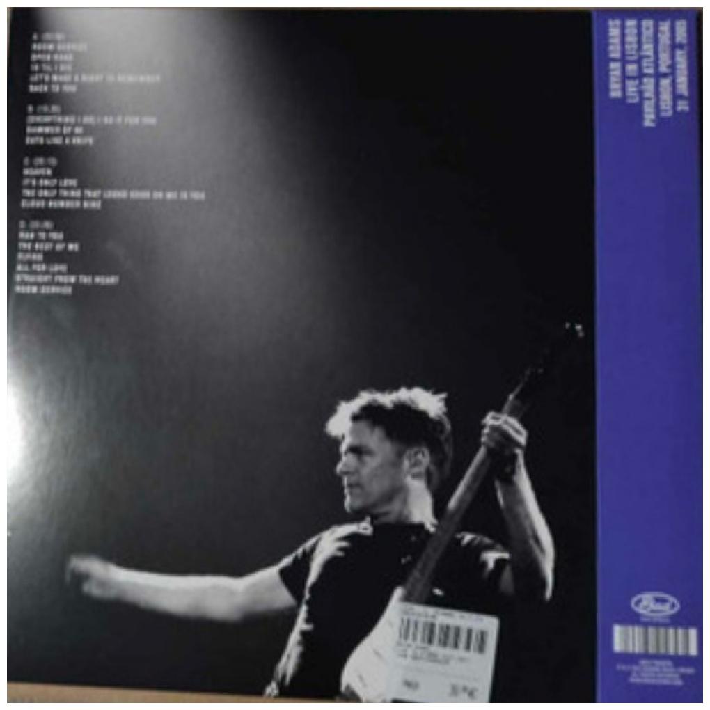 BRYAN ADAMS - LIVE IN LISBON (2LP) | VINILO
