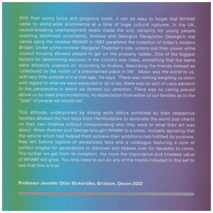 WHAM - THE ECHOES FROM THE EDGE OF HEAVEN: THE SINGLES (BLUE VINYL) | CD