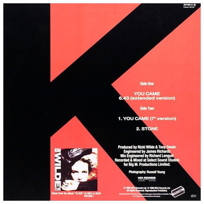 KIM WILDE - YOU CAME | 12" MAXI SINGLE USADO