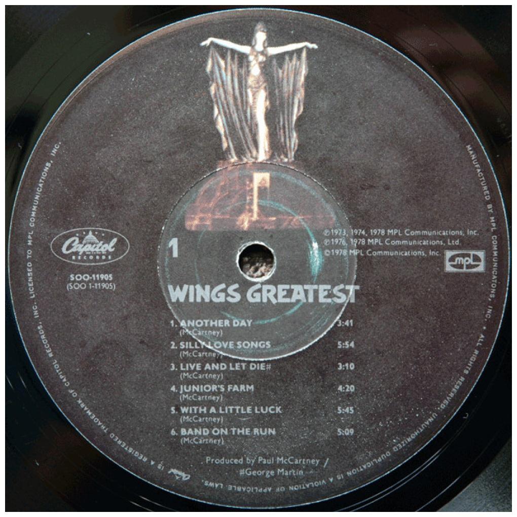 PAUL MCCARTNEY & WINGS - WINGS GREATEST | VINILO USADO
