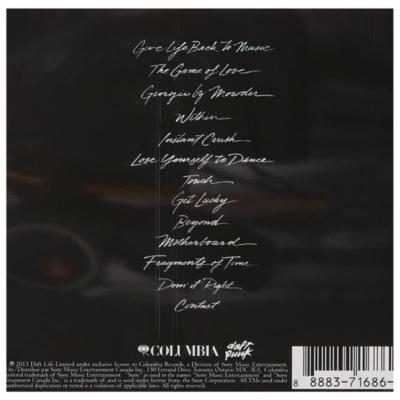 DAFT PUNK - RANDOM ACCESS MEMORIES | CD