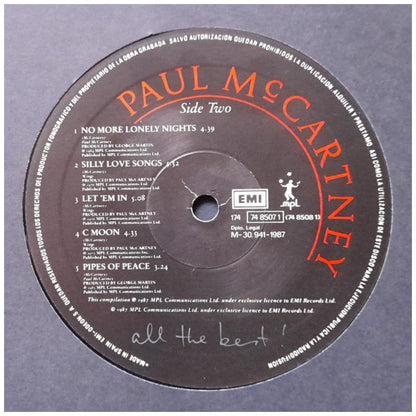 PAUL MCCARTNEY - ALL THE BEST! (2LP) | VINILO USADO