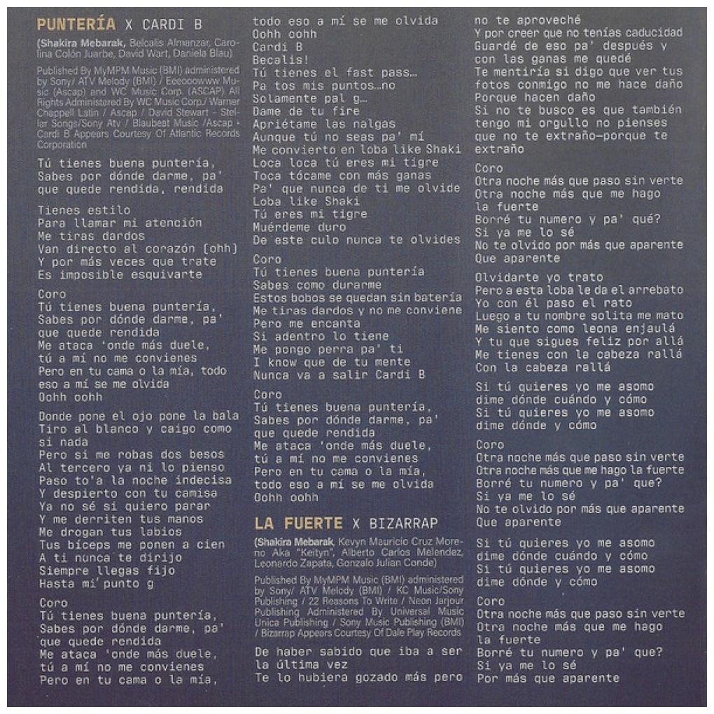 SHAKIRA - LAS MUJERES YA NO LLORAN | CD