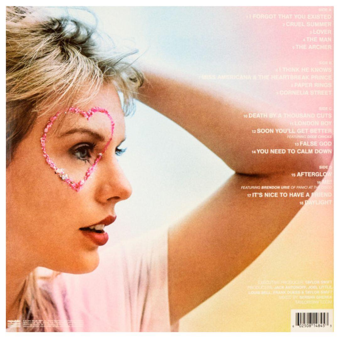 TAYLOR SWIFT - LOVER (2LP) (2 COLOURED VINYL) | VINILO