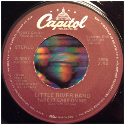 LITTLE RIVER BAND - TAKE IT EASY ON ME | 7" SINGLE USADO