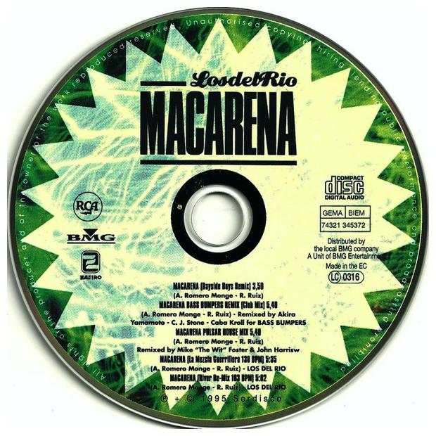 LOS DEL RIO - MACARENA | CD SINGLE USADO