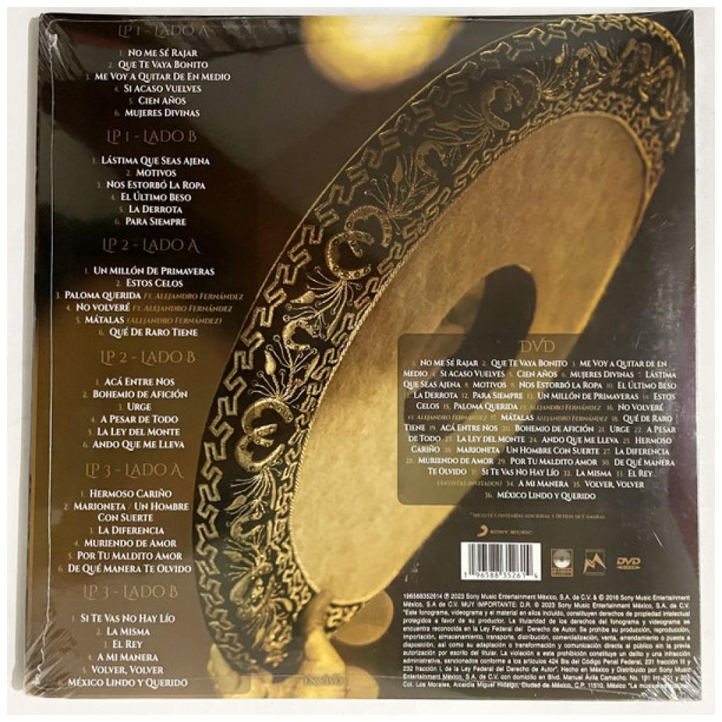 VICENTE FERNANDEZ - UN AZTECA EN EL AZTECA (3LP+DVD) | VINILO