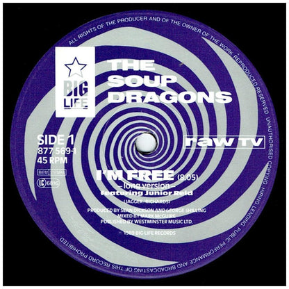 THE SOUP DRAGONS - I'M FREE | 12'' MAXI SINGLE USADO
