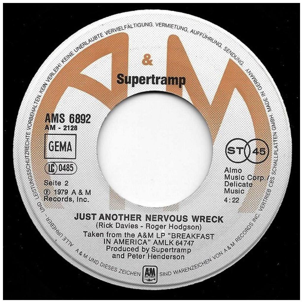 SUPERTRAMP - THE LOGICAL SONG | 7" SINGLE USADO