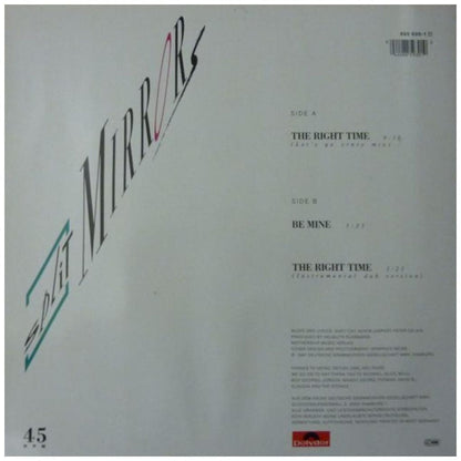SPLIT MIRROR - THE RIGHT TIME | 12" MAXI SINGLE VINILO USADO