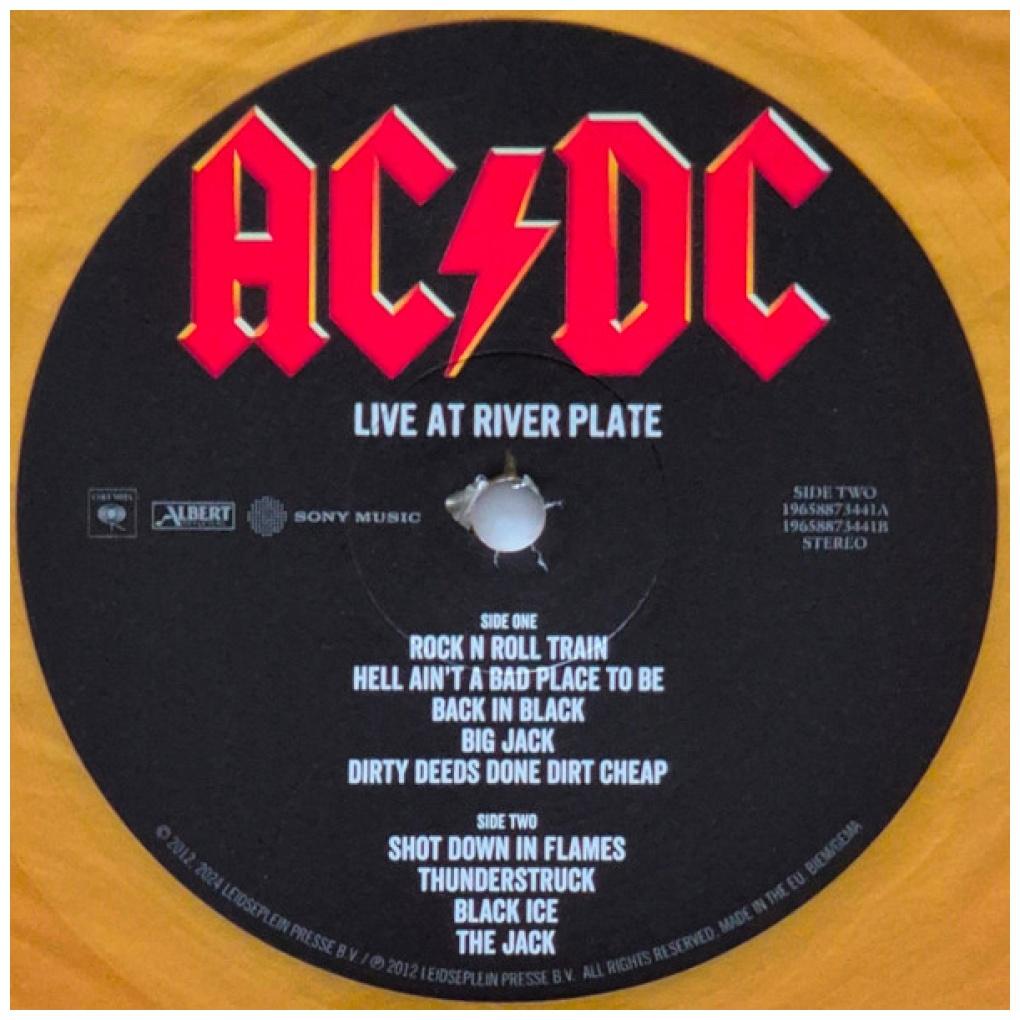 AC DC - LIVE AT RIVER PLATE (50TH ANNIVERSARY) (3LP) (GOLD VINYL) | VINILO